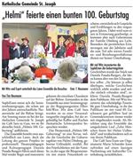 SophiEsten: Helmis 100. Geburtstag